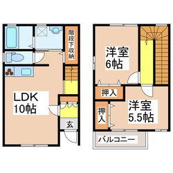 ドリームＦの物件間取画像